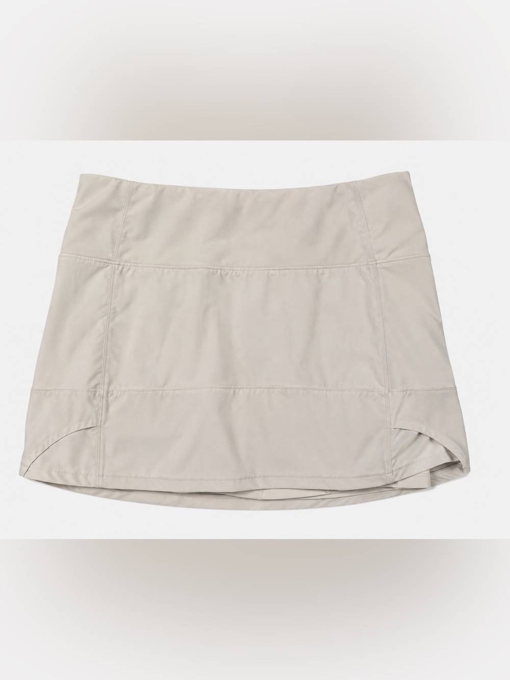 Patagonia Women’s Large Beige Tan Technical Hiking Skort Outdoor Stretch